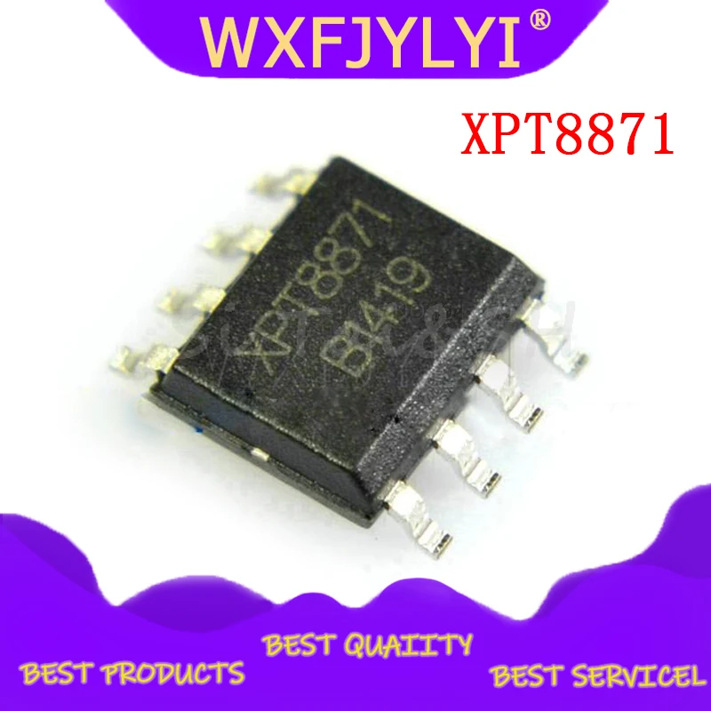 10pcs/lot New XPT8871 8871 SOP-8 Class AB 5 w power amplifier distortion audio power amplifier block