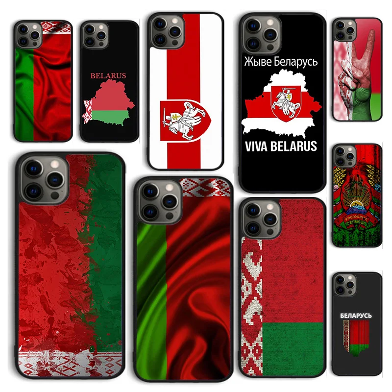 Autumu Republic Belarus National Flag Phone Case for iPhone 16 15 12 mini 11 13 14 Pro Max SE 2020 Apple 6S 7 8 Plus Coque