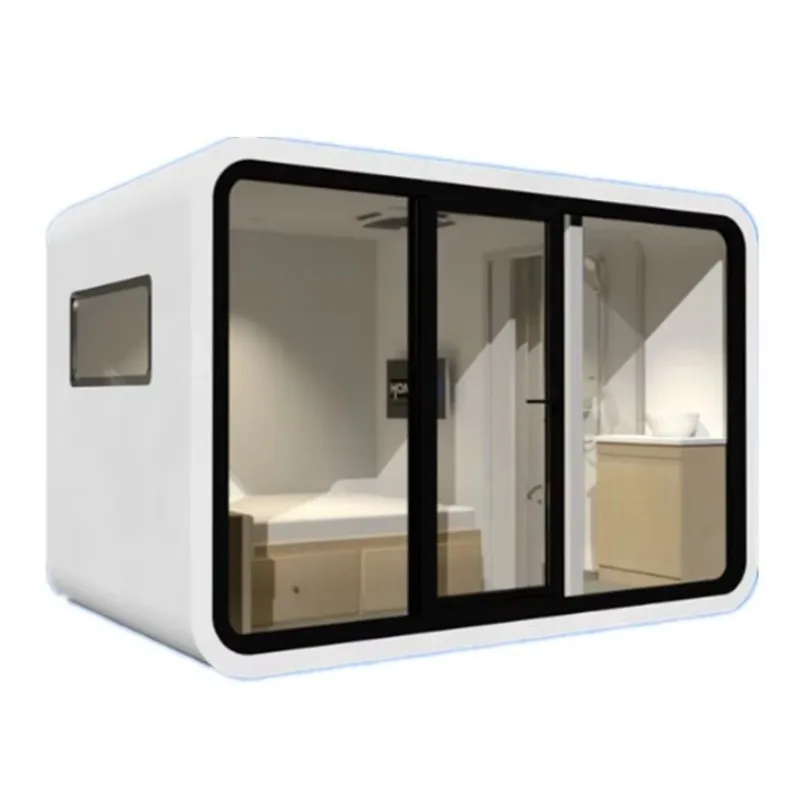Apple Cabin House Customized Portable Workshop Pod Modular Prefab Capsule Unit Soundproof Breathable Structure for Commercial
