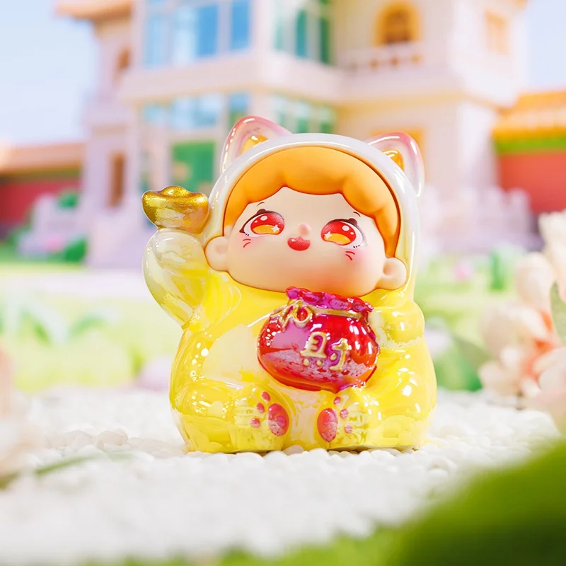 Adorable Desktop Cat Toy Trendy Blind Box Student Plaything Attracting Wealth And Good Luck Cat Cute Feline Figurine Blind Box