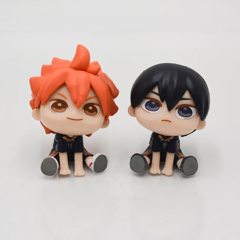 Haikyuu!! Tobio Kageyama Anime Figure Shoyo Hinata Action Figure Tetsuro Kuroo/Kozume Kenma Figurine Collectible Model Doll Toys