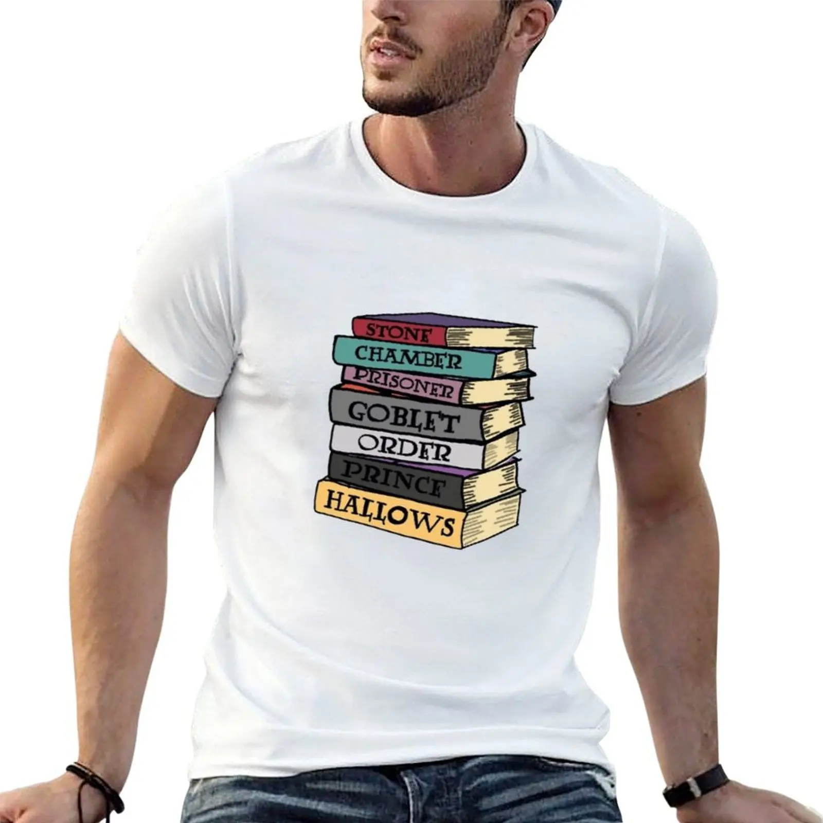 Potter books T-Shirt quick drying funny costumes mens shirts graphic tee