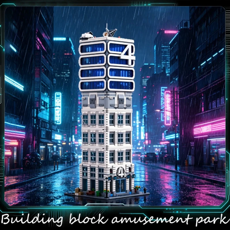 

6184 деталей MOC: Креативный модульный конструктор «Фантастическая средневековая улица» — Классическая модель Академии Воздуха. Игрушка-конструктор для детей, подарок.