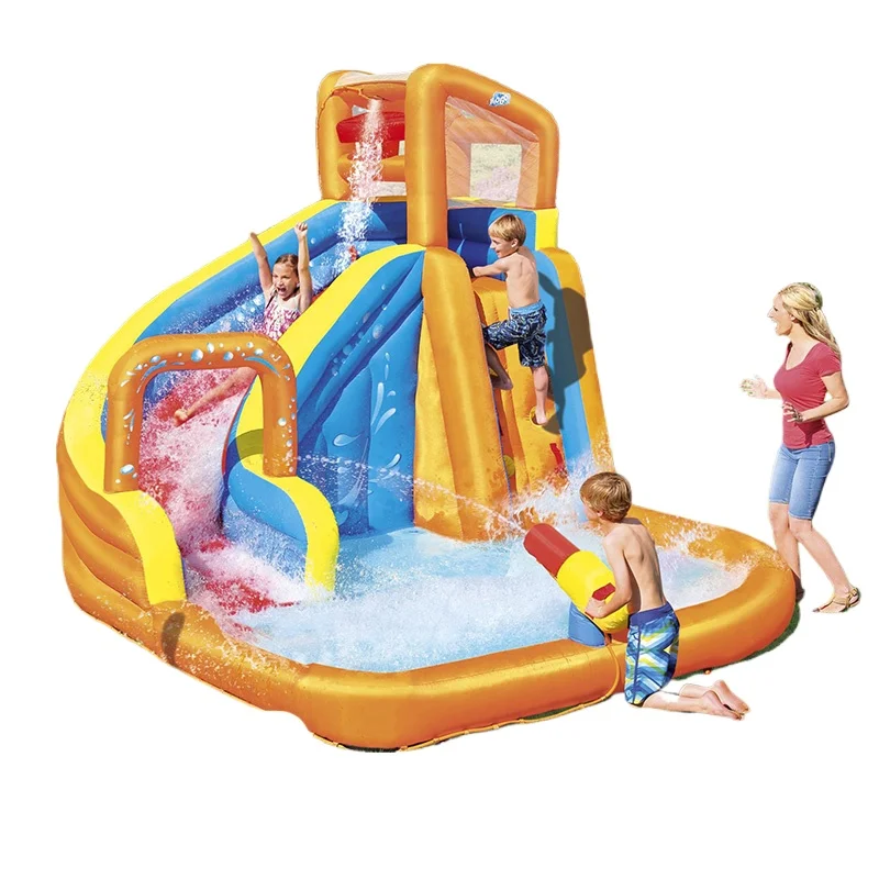 

Inflatable swimming pool for , slide for outdoor entertainment, thickened