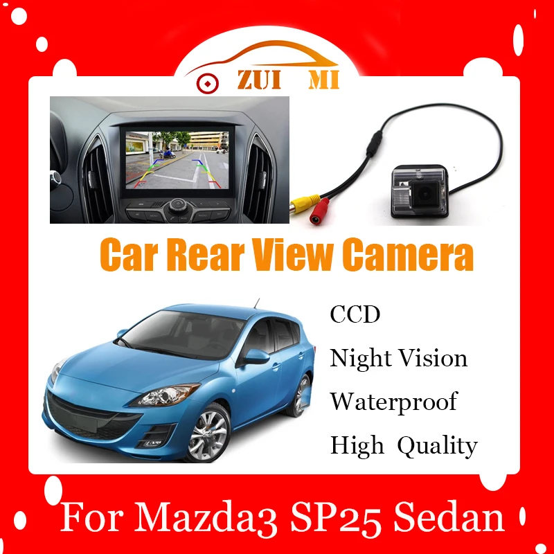 

Car Reverse Rear View Camera For Mazda3 SP25 Sedan Australia 2009~2011 CCD Full HD Night Vision Backup Parking Camera