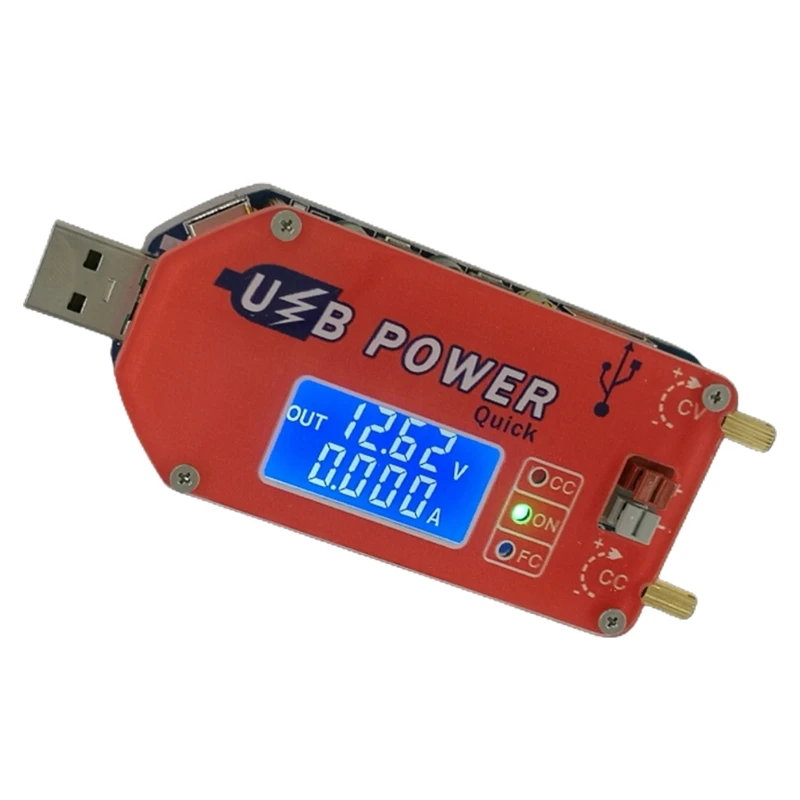 

USB Power Supply Regulator Module Adjustable Converter Digital Display Voltmeter Ammeter Power