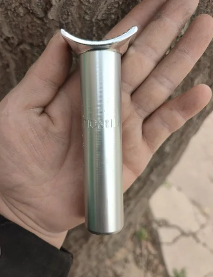 Tija de sillín de bicicleta de calle de 25,4mm, tubo de asiento BMX para escalar, varilla de asiento de aluminio de alta resistencia, tija de sillín de bicicleta BMX