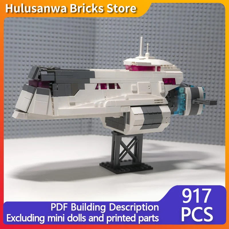 Military Spaceship Model MOC Building Bricks War Equipment Modular Technology Gifts Holiday Assemble Children Toys Suit