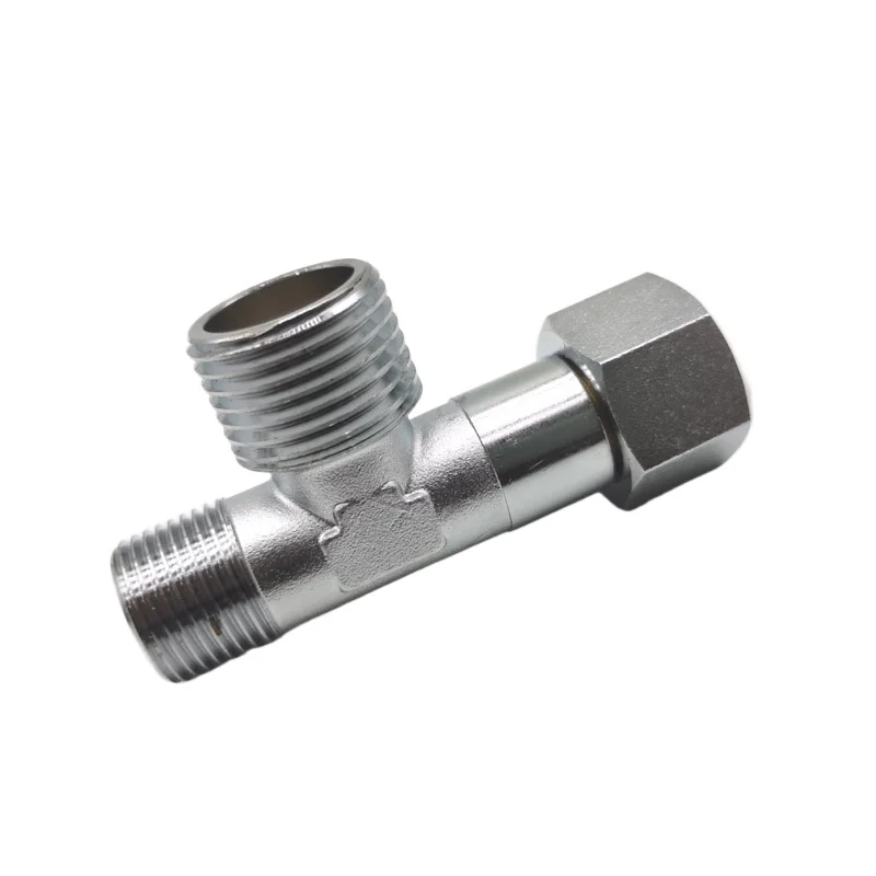 Nickel-Plated Brass Union Reducer Tee G3/8
