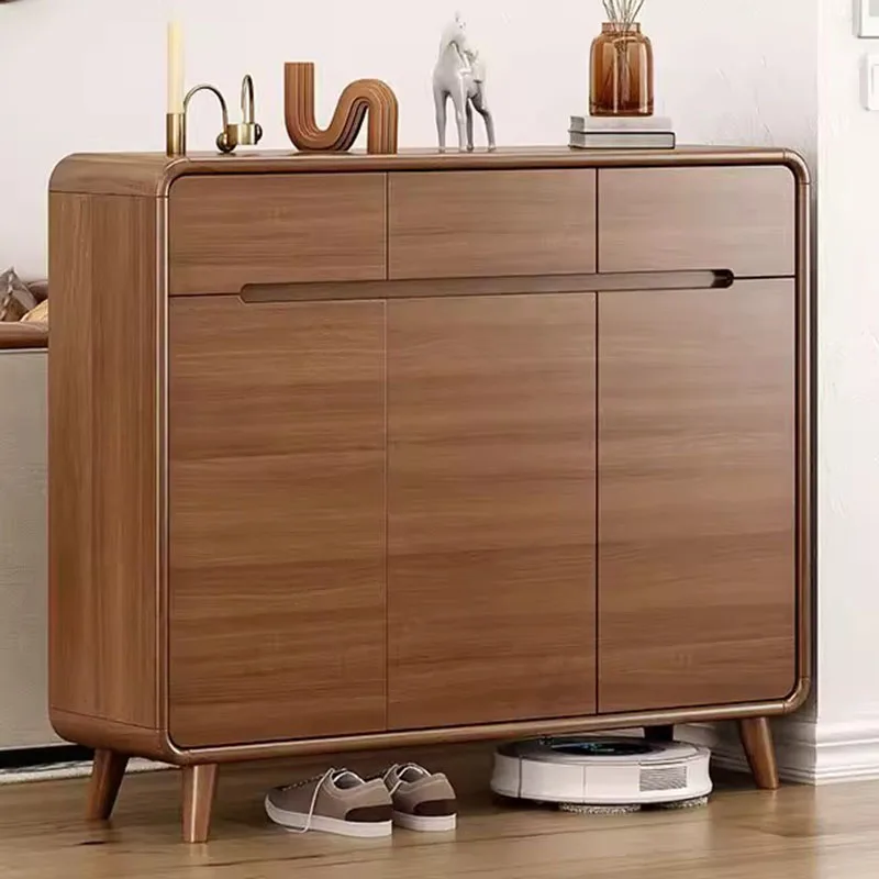 Modern Vertical Shoe Shelf Organizer Storage Mobile Display Luxury Designer Shoe Cabinet Wooden Archivadores Hotel Furniture