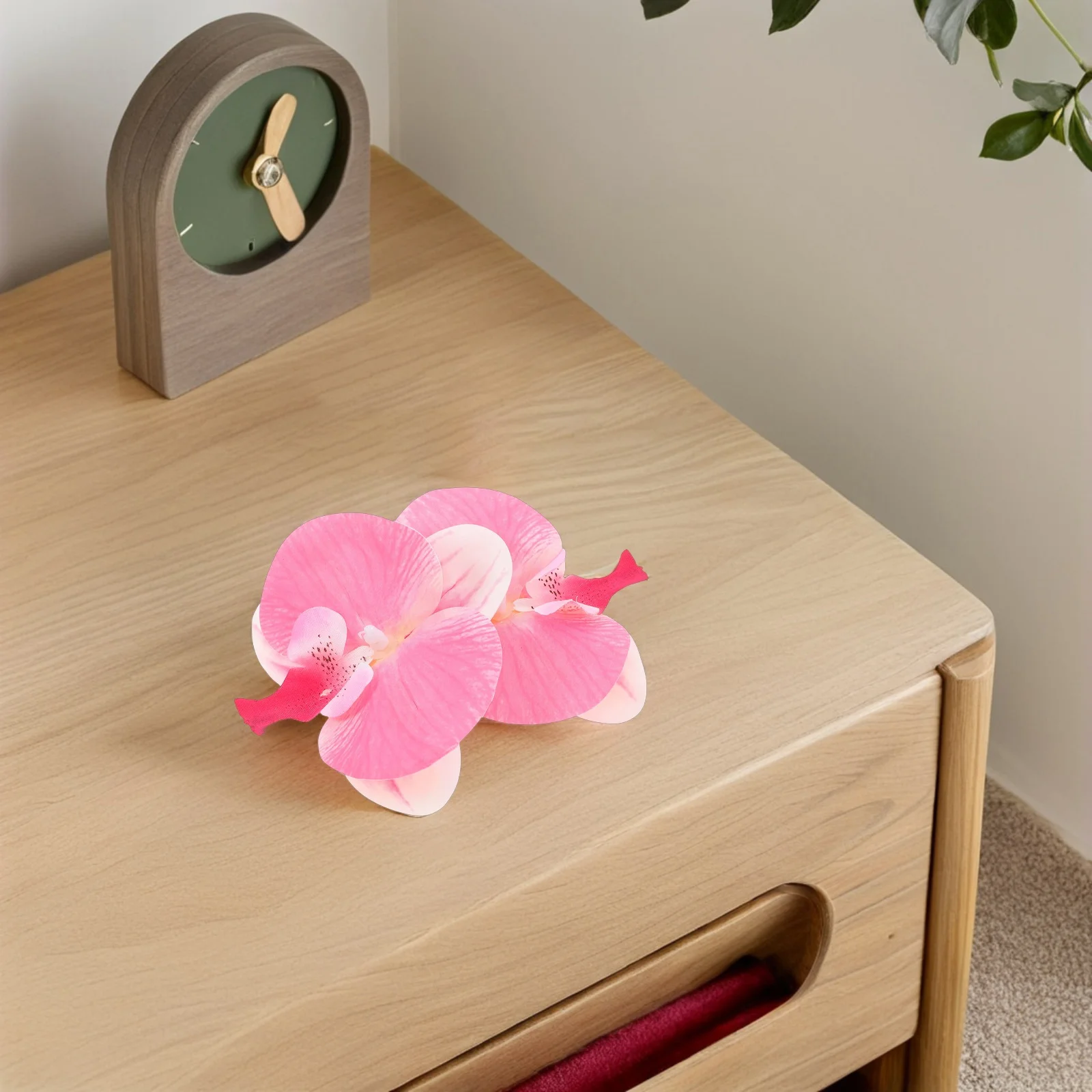 

2Pair Orchid Flower Shoe Clips Elegant Stylish Removable Decorative Sandal Accessories for Women Beach Outings