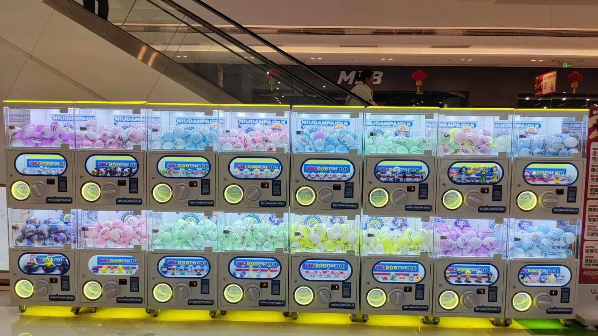 Automatic gashapon vending machine double-layer large gashapon machine children's coin-operated game machine