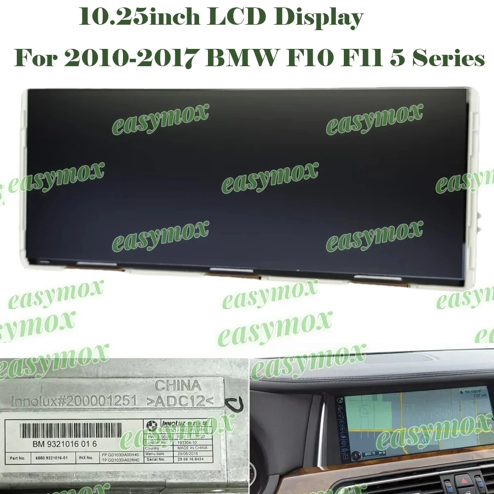 

10.25 Inch Car LCD Display Screen For BMW F10 F11 5 Series 2010-2017 NBT EVO Navigation Repair BM 9321016 01 6