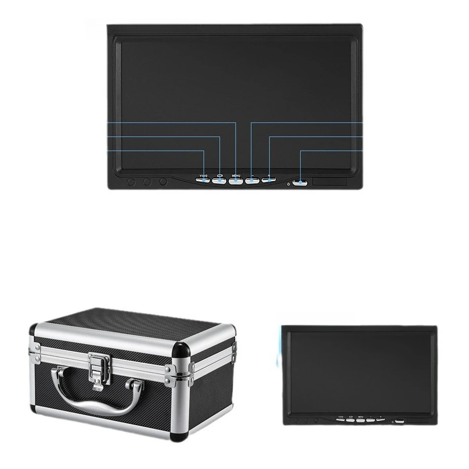 Portable underwater fishing camera waterproof high definition camera 7 inch visual fish finder