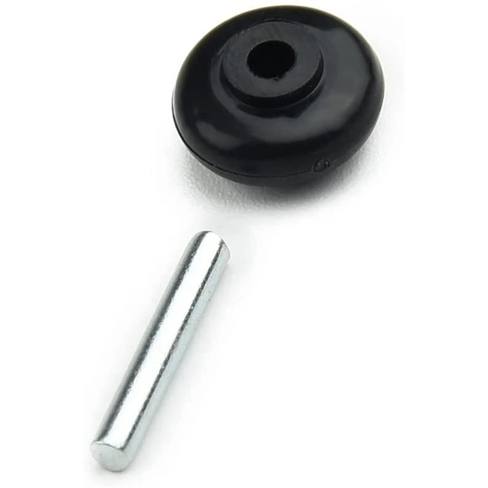 3x essieux et rouleaux têtes endommagées, petites roues à arbre pour remplacement de têtes puissantes d'aspirateur