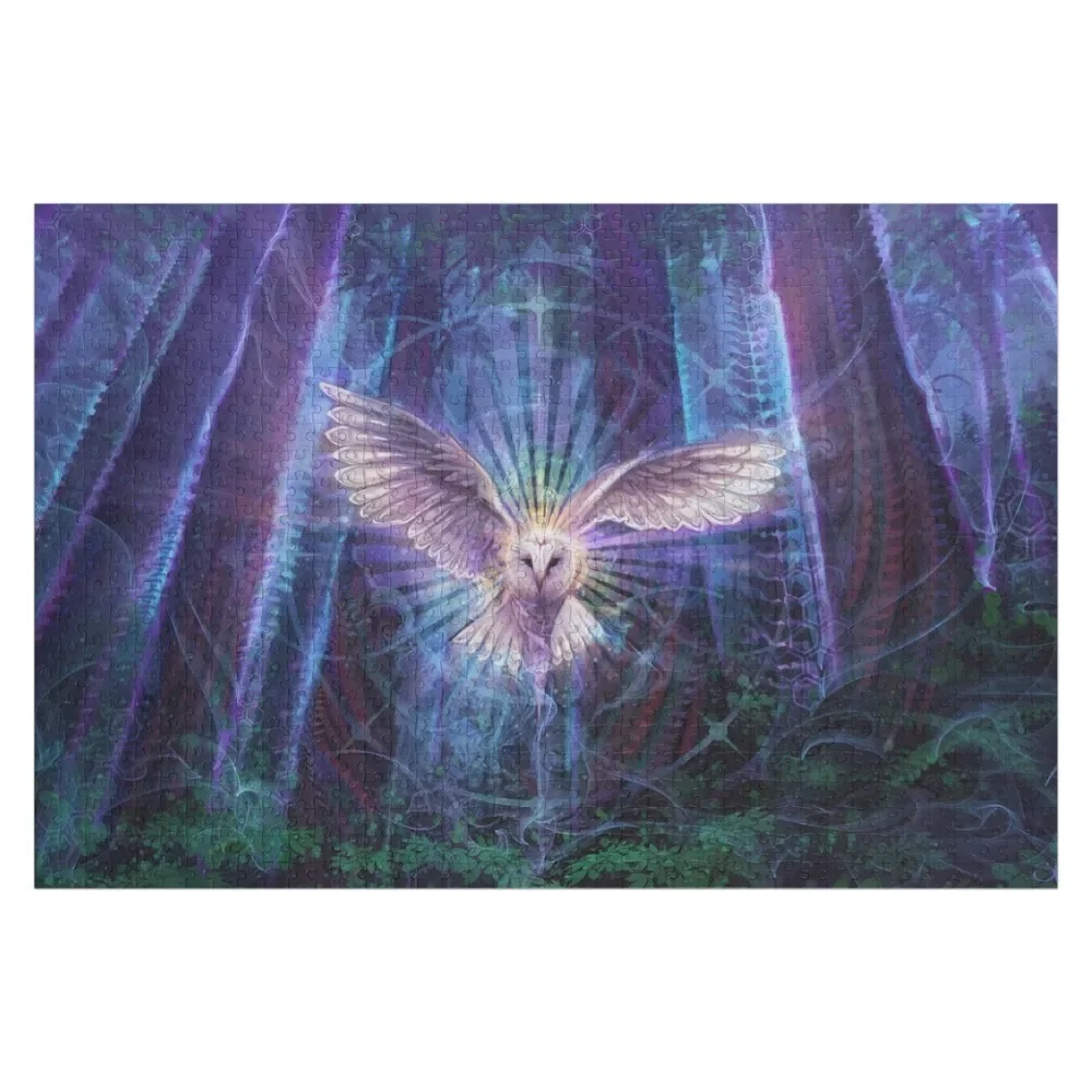 

Night Owl Jigsaw Puzzle Animal Custom Wooden Name Custom Jigsaw Customizable Gift Puzzle