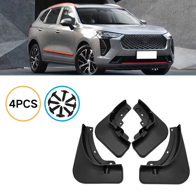 Mudflaps for Haval Jolion 2021 2022 Mudguard Fender Mud Flap Guard Splash Mudguards Car Accessories