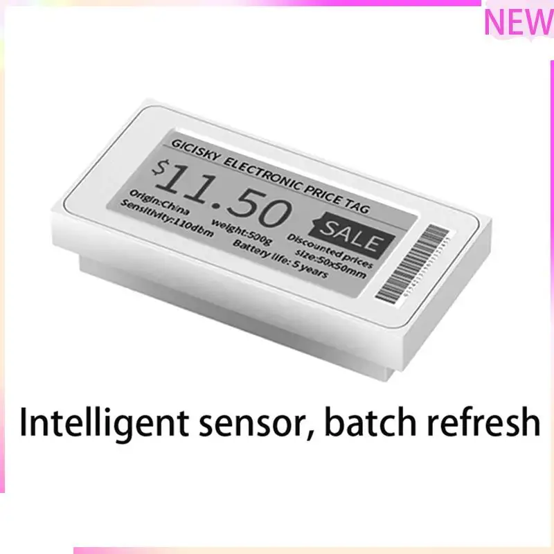 

B27B 2.1 Inch Electronic Price Tag ESL TFT Screen Display No Messy Writing Bluetooth Connect Management For Android APP 8Pcs