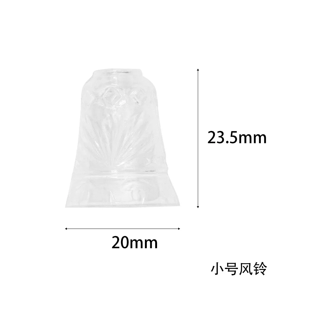 

100Pcs Wind Chimes Set Bells Pendants DIY Kit LED String Lights Hanging Decor Indoor Outdoor Garden Balcony Party Festival