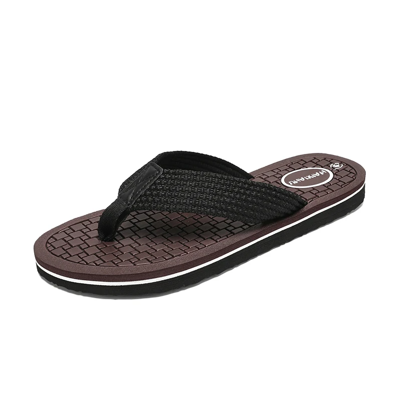 

Мужские тапочки, легкие летние дышащие шлепанцы, мужская обувь, повседневные уличные пляжные сандалии, домашняя тканая обувь для ванной комнаты