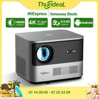 ThundeaL TDA6 Full HD Projector 1080P 2K 4K Video Home Theater Auto Focus 5G WiFi Android Projector TDA6W 3D Portable Proyector