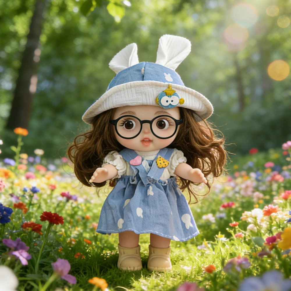 26cm Urocza Lalka Reborn z Dużą Główką, Grubas, Zabawka do Przebierania, Idealny Prezent Urodzinowy, Ozdoba na Biurko