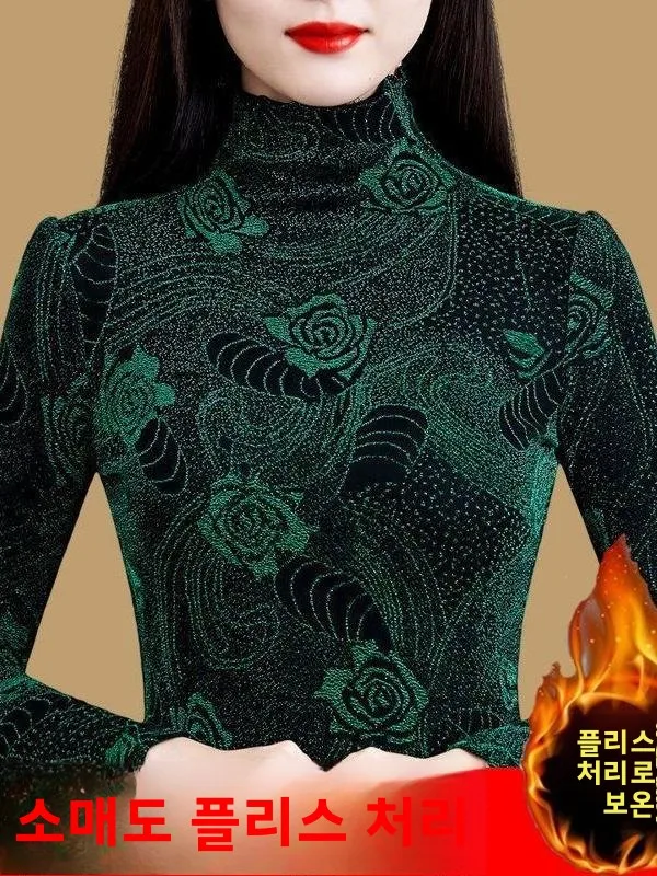 women's-fce-lined-lace-base-irt-high-collar-inner-wear-spring-autumn-faionable-versatile-warm-top-collar-pin