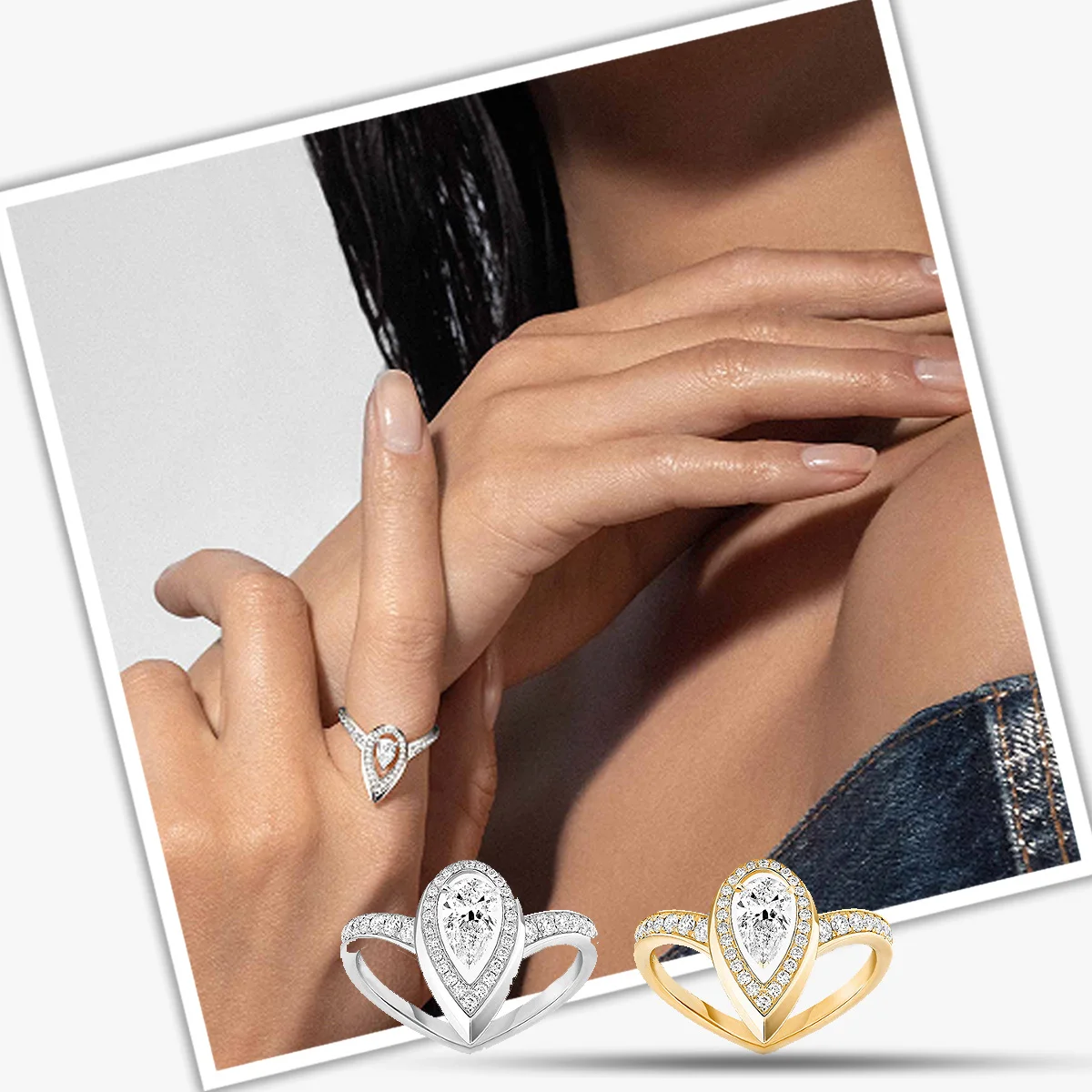 

MXK 2025 Классическое популярное женское овальное кольцо серии Love, секретный набор, яркое и движущееся, подходит для повседневного ношения или праздничных подарков