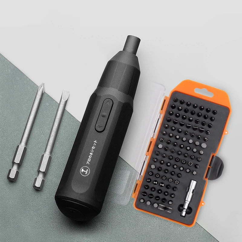 Electric Screwdriver Set Manual Automatic Integrated Precision Hand Tool Electric Household Multi-function Electron Repair