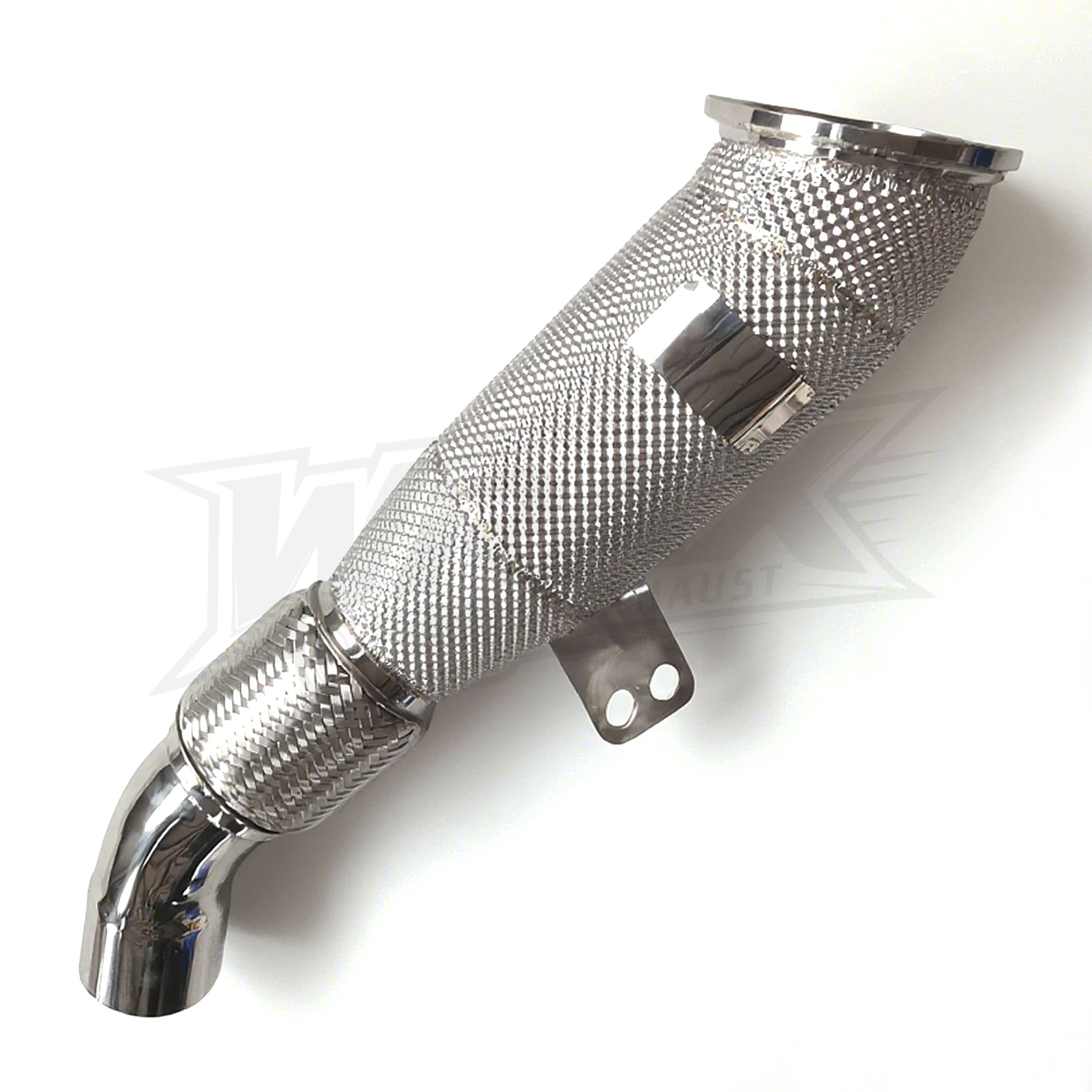 

Suitable for BMW 525i 530i 540i G30 G31 2017-2023 WRAX SS304 Downpipe with Heat Shield Plug-and-Play Effortless Fitment