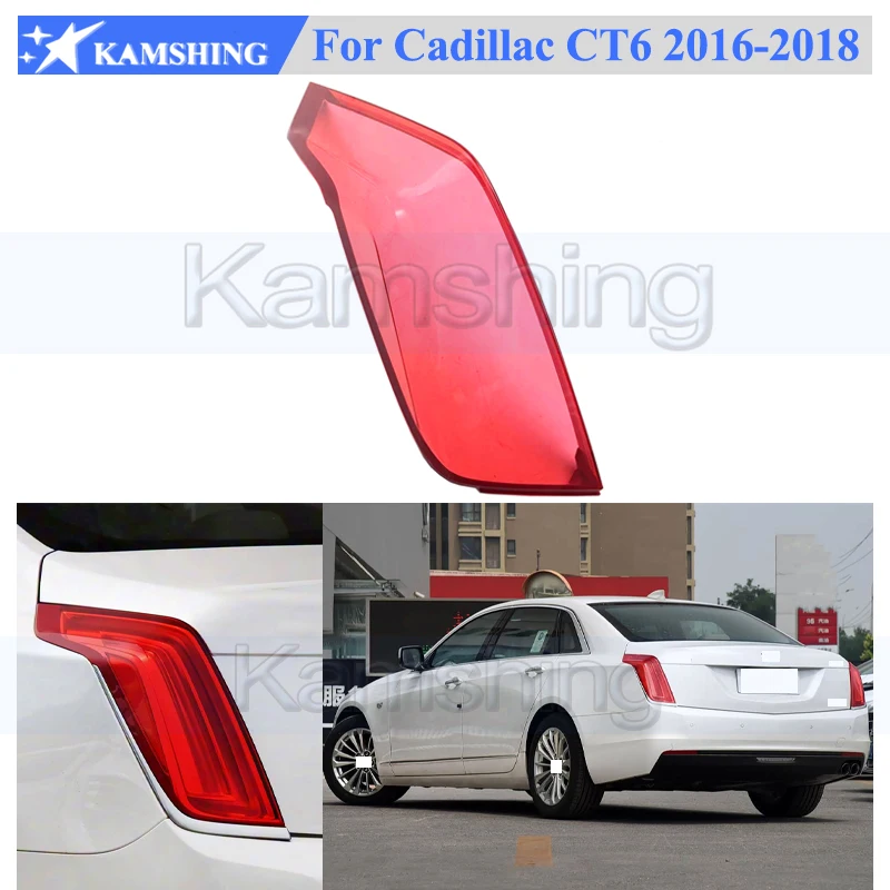 

Kamshing Rear Taillight Cover Shell LID For Cadillac CT6 2016-2018 Tail Lamp Light Cover
