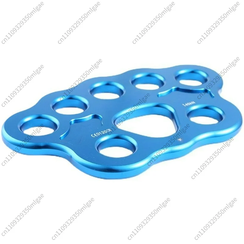 Climbing Board 8-hole Finger Force Plate, Climbing Cable Force Plate, Force Plate, Rescue Rope Anchor Point Buckle Plate