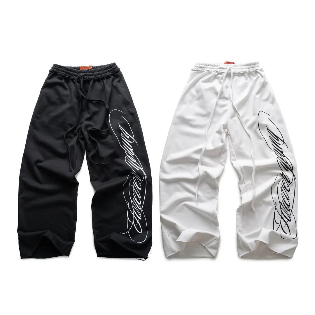 

y2k новый Harajuku Gothic 2025 внешняя торговля новые трансграничные модные брендовые дизайнерские мужские и женские спортивные штаны с принтом