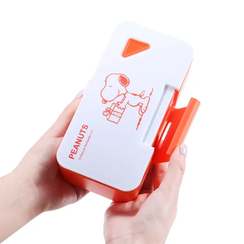 Snoopy Lunchbox Lunch Box Bento Box for School Kids Office Worker Cartoon microonde contenitore per alimenti a tenuta stagna con supporto per