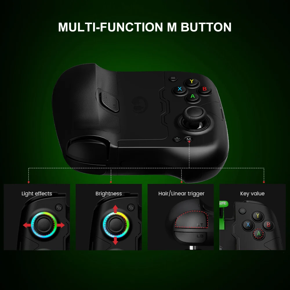 لوحة ألعاب GameSir X4 Aileron XBOX لأجهزة Android Cloud Gaming وحدة تحكم الهاتف الخليوي بلوتوث اتصال لاسلكي سلس RGB Light