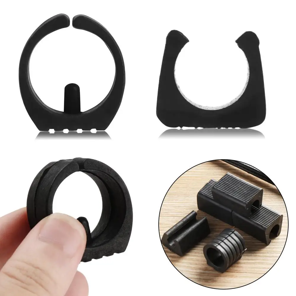 10pcs Durable Floor Protector Anti-front Tilt U Shaped Tube Caps Damper Stool Pipe Clamp Chair Leg Pad