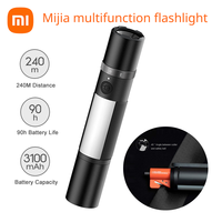 Xiaomi Mijia Multi-functional Zoomable Ultra Bright Torch Window Breaker Safety Belt Cutter Car Emergency Light LED Flashlight