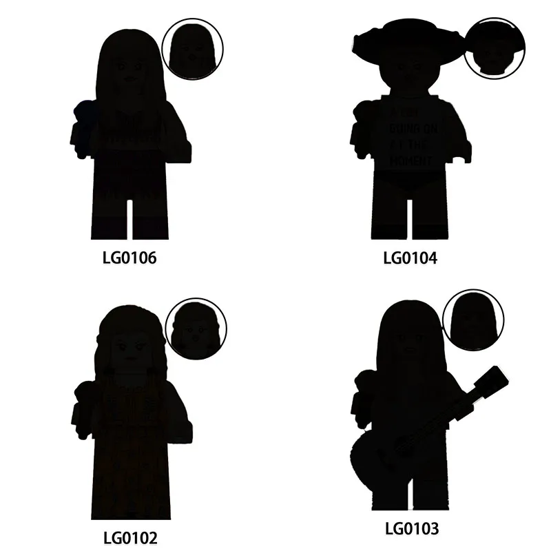 

Action Figures Singer Star Building Blocks LG0099 LG0100 LG0102 LG0103 LG0104 LG0101 LG0106