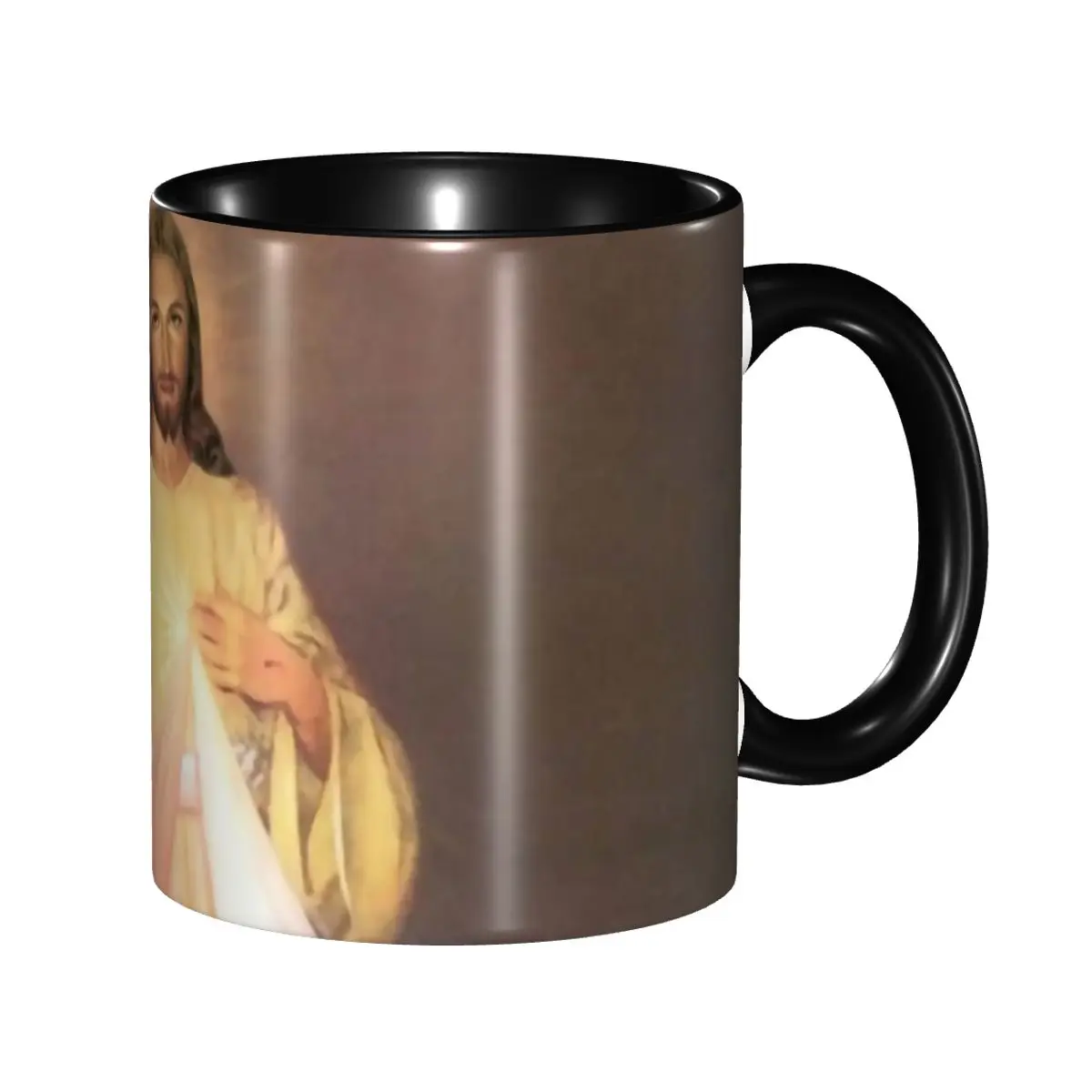 

Customized Divine Mercy Coffee Mug DIY Jesus Ceramic Tea Milk Cups