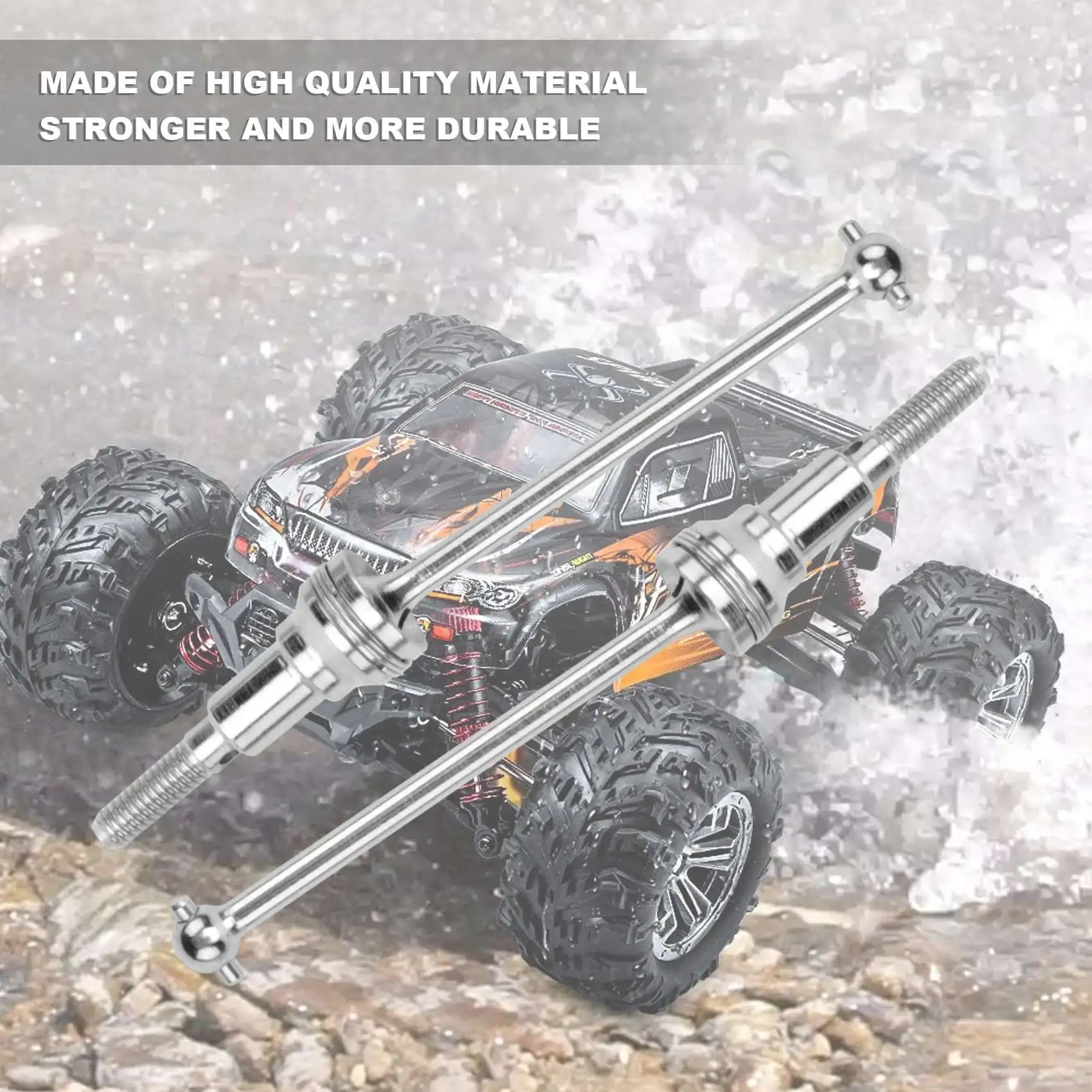 

TNKIG-металлический передний приводной вал M16105 для HBX 16889 16889A 16890 16890A SG 1601 SG 1602 SG1601 SG1602 RC Автозапчасти Аксессуары