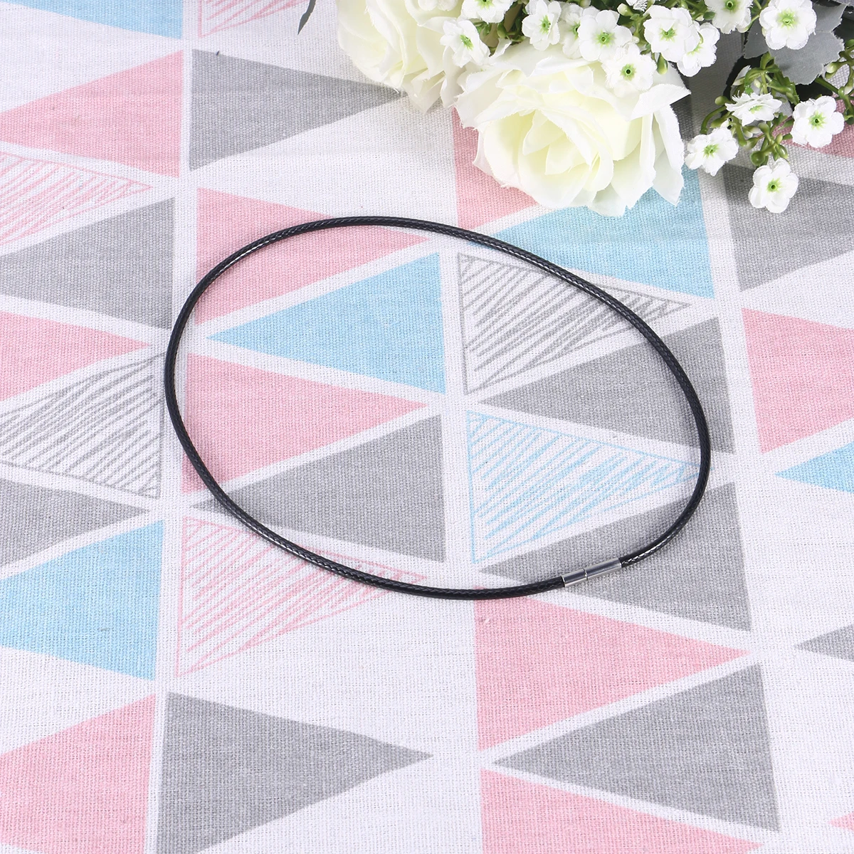 

Black Wax Ropes 15mm Crystal Chains DIY Stone Fashion Diy Cord Pendant Ropes Cord Stone Pendant Beads Jewelry