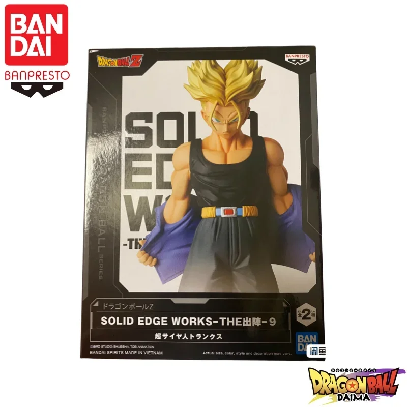 En stock, Bandai Original Banpresto Dragon Ball Solid Edge Works The Vol 9 Torankusu, figura de acción, modelo de muñeca, nuevo en caja