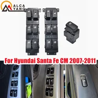 Para Hyundai Santa Fe CM interruptor de ventanilla eléctrica principal delantero izquierdo Assy 93570-2B000S4 371491 -110 2007 2008 2009 2010 2011