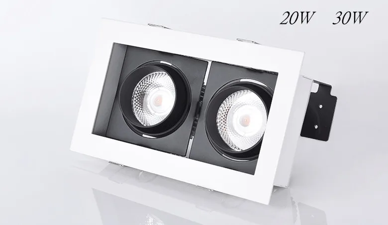 10 와트 15 와트 20 와트 30 와트 40 와트 45 와트 AC85-265V 천장 매입 Led 통 천장 조명