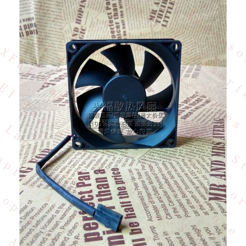 D  FOR  YALN Fan D80SH-12 DC 12V 0.18A 8CM 8025 2 Pin