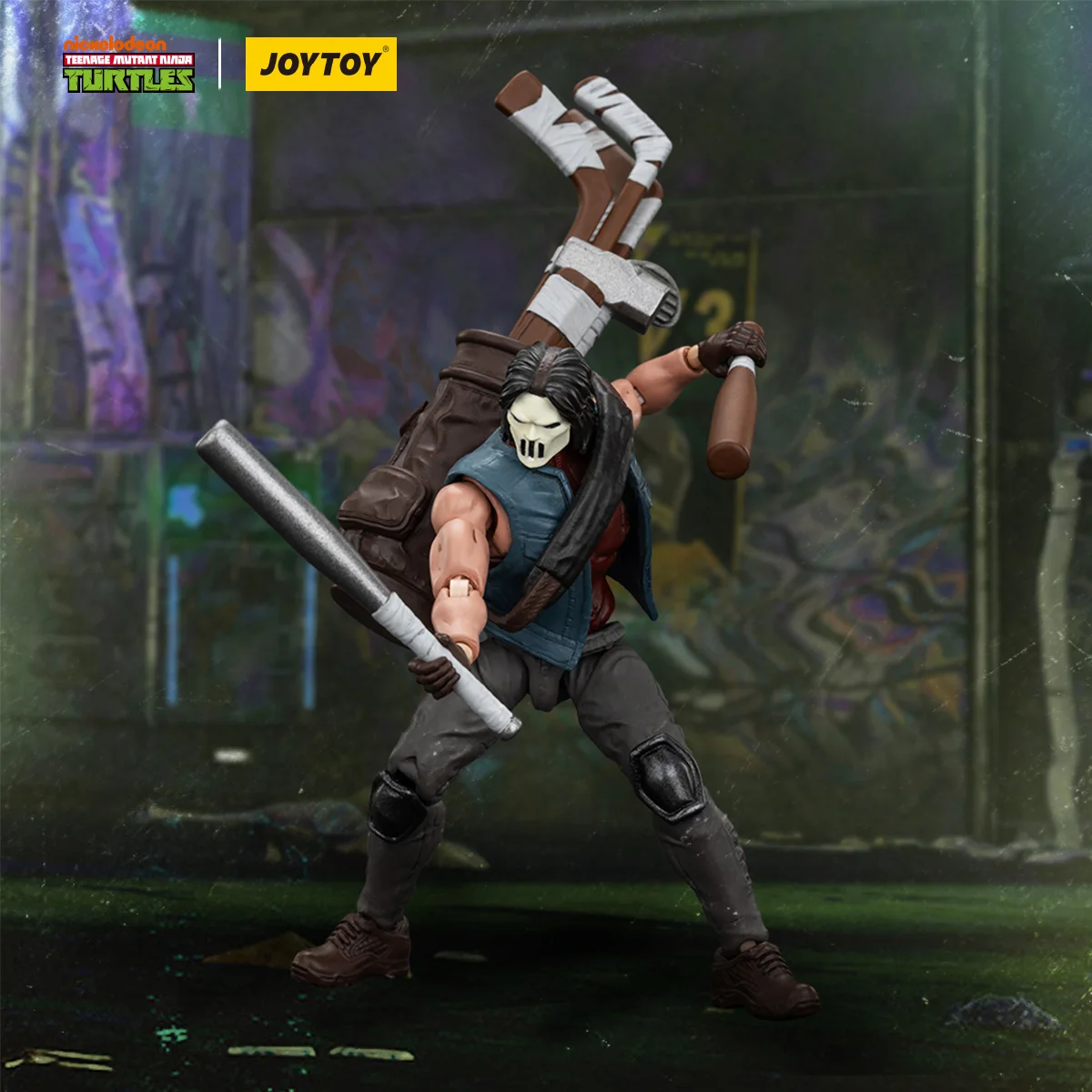 [Verfügbar in Asien] JOYTOY 1/18 Actionfiguren TMNT Ninja Turtles Casey Jones Anime Figuren Spielzeugmodell