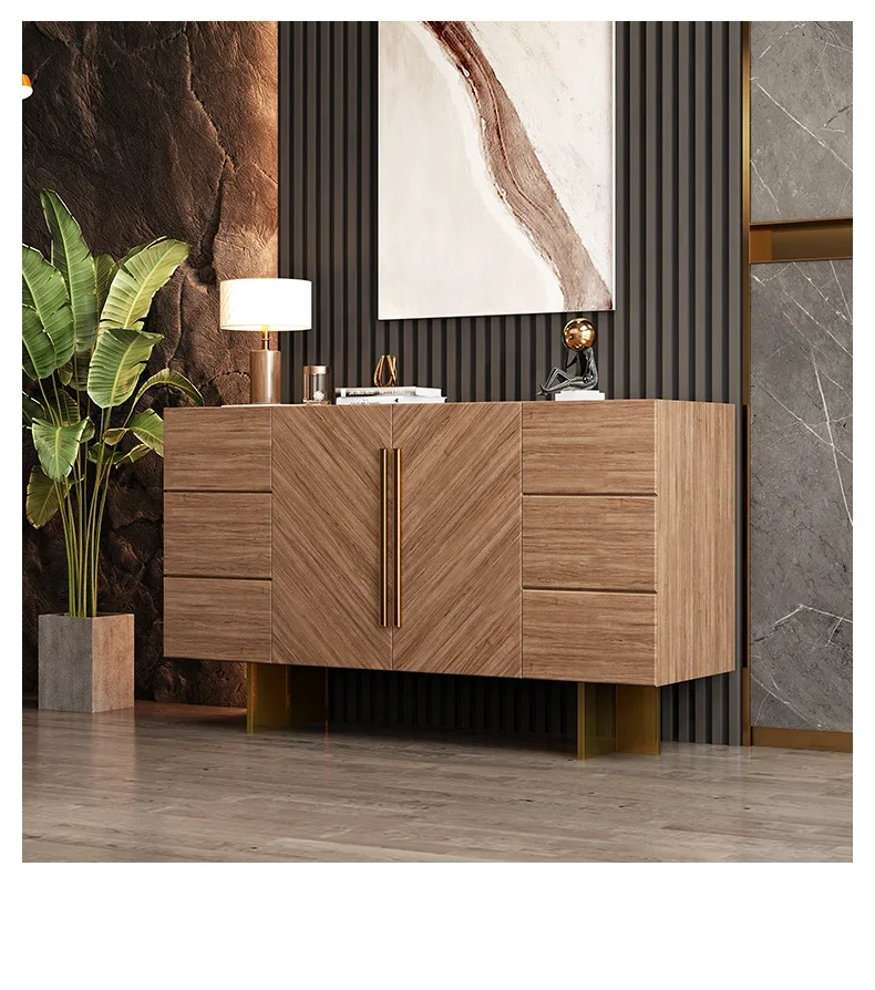 Entrance Cabinet Modern Living Room Partition Locker Italian Minimalist High Sense Villa New