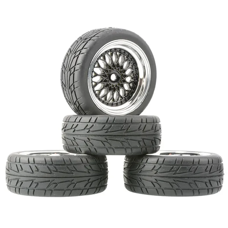 RC 2083-6095 Wheel & Rally Rubber Tires Offset: 3mm/6mm/9mm For 1:10  Redcar HSP HPI SAKURA D3 Kyosho FW06 General rc cars