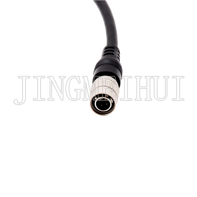 HRS 10A-7P-4P Hirose to DC female plug 0.5m 1m 2m 3m Vision camera connection cable 4pin 12V socket power cable