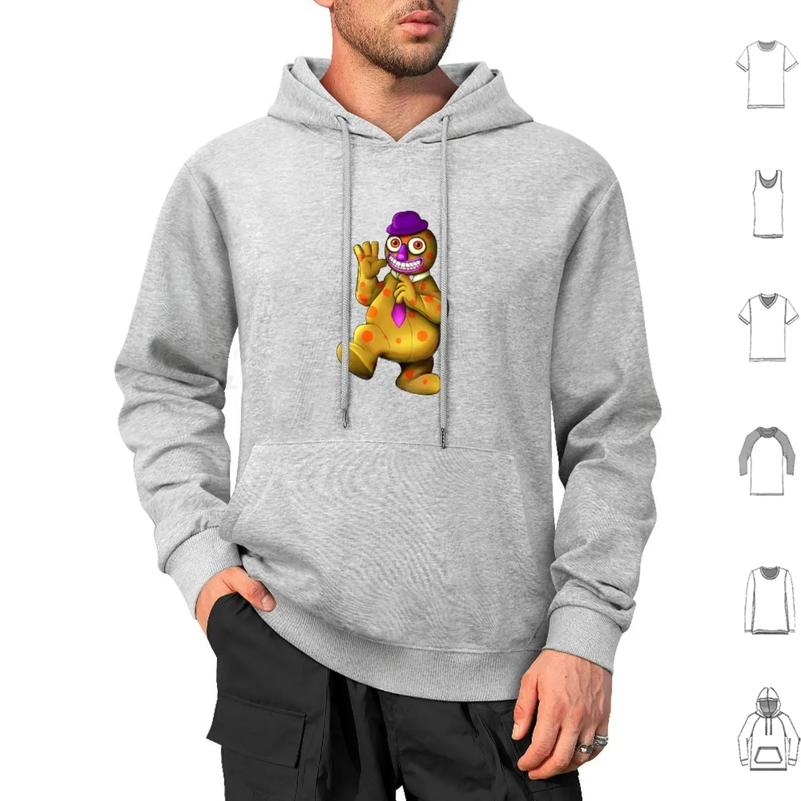 Mr Bonzo Sudadera con capucha de algodón de manga larga Rusty Quill Mr Bonzo Magnus Protocolo Magnus Archives